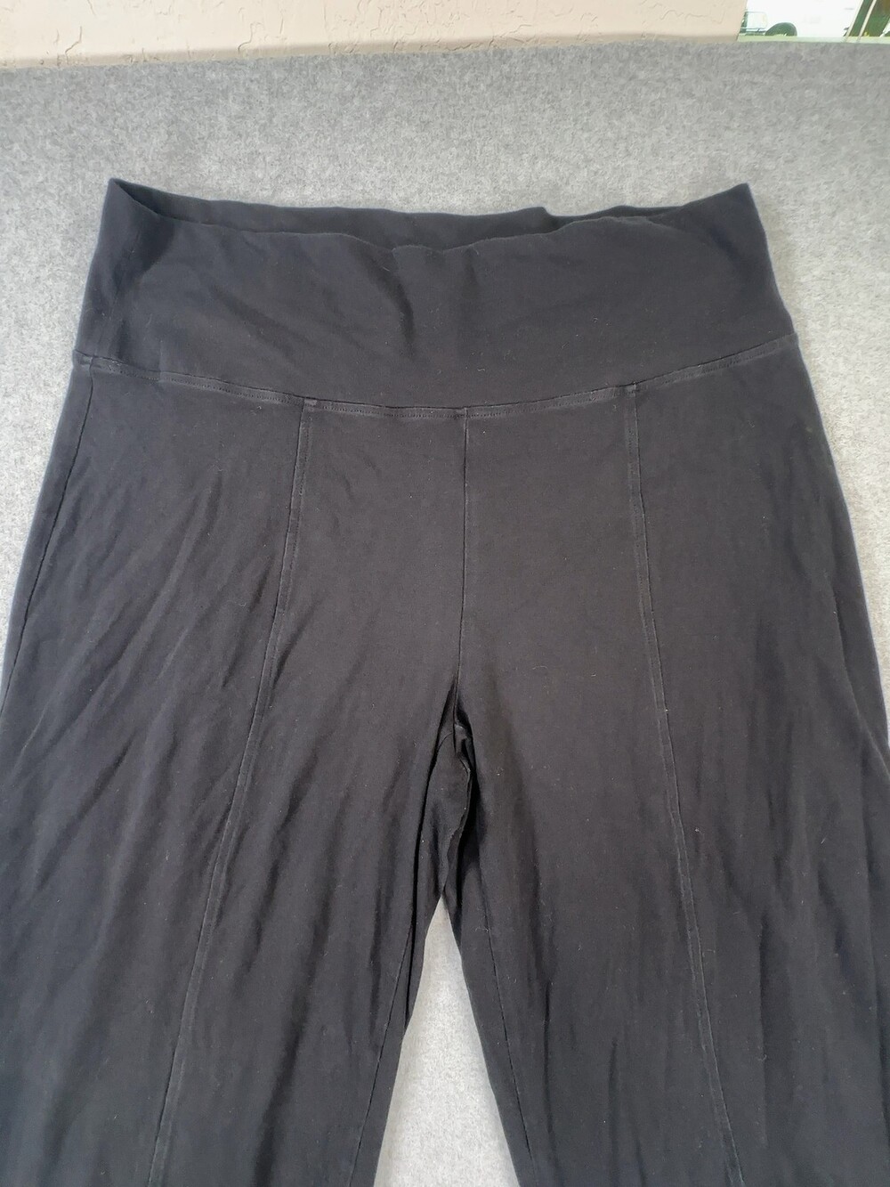 Eileen Fisher Cropped Pants Women's Black Size Medium - Picture 3 of 10